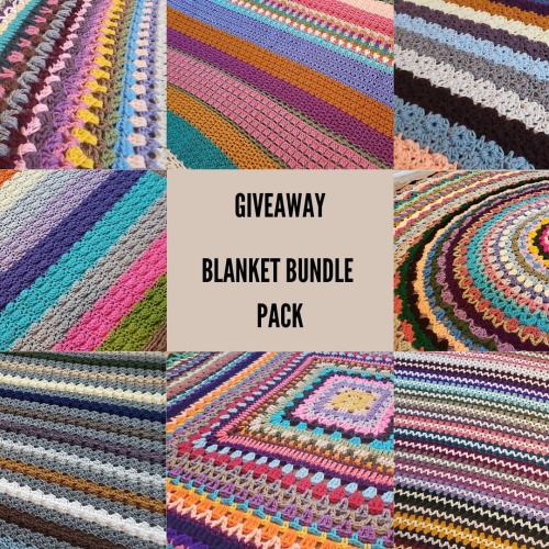 Don’t forget to enter my February giveaway! 3 winners! I’m giving away 1 blanket pattern