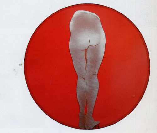 surrealismart:  Cercle Vicieux Rouge 1968  Evelyne Axell