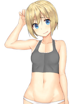 sieben002:  erica hartmann (strike witches)