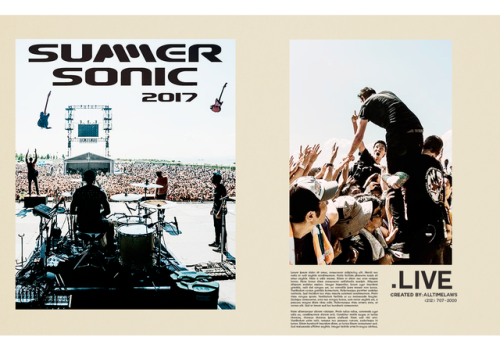 All Time Low Summer Sonic 2017 Magazine mockup (click for hd)