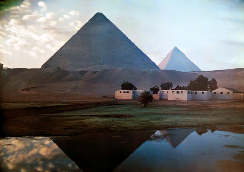 coloursteelsexappeal:Giza, Egypt; 1920