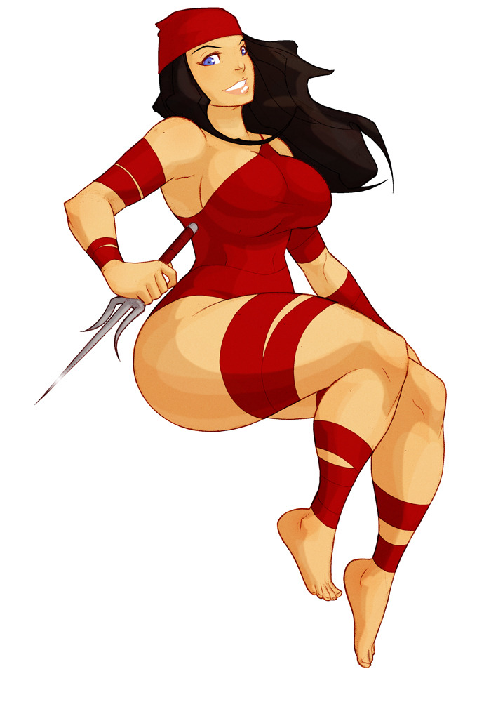 comicbookwomen:                    elektra by samuraiblack  