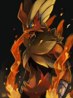 yellowfur: I tried to draw it in the cool pokemon artwork style, BUT I FAILED I need more practice q.q 