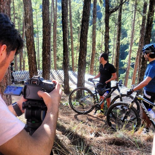 alma-sana-in-corpore-sano: langeani: Gravação da 2ª Temporada da Escola de Mountain Bike #mountain