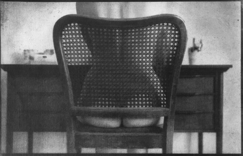 Woman and chair.Berlin 201727x18cm Gum Bichromate print