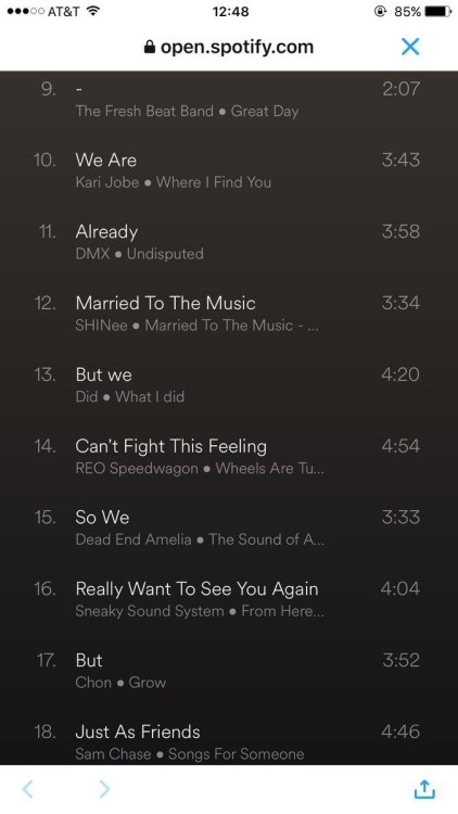 thecommonchick:  OMG SPOTIFY IS CLEVER AF 😂 