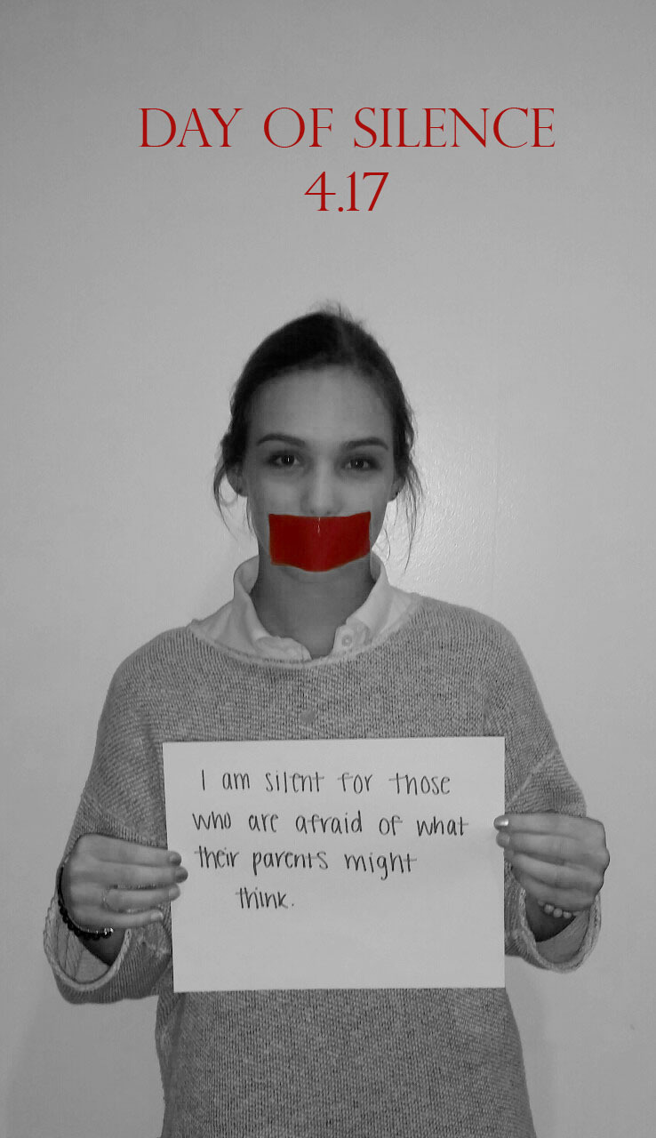 star-scout:  My School makes these posters for day of Silence every year. 2015