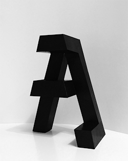 visual-poetry:  »anamorphic letter« by