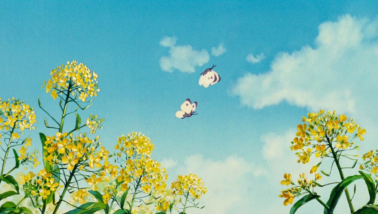 ghibli-collector:Nature - Art direction Kazuo Oga - Studio Ghibli’s Pom Poko -