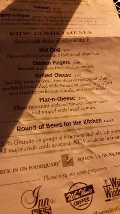 wilwheaton: texnessa: If I ever own a joint, this will be on the menu. Whenever I see this on a menu