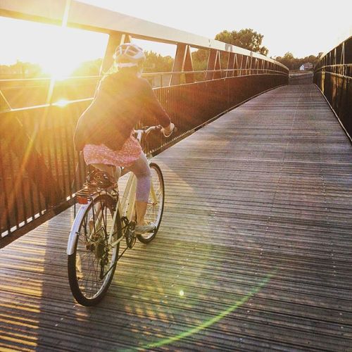 bikes-bridges-beer: Beautiful afternoon and evening on the #RiverExeCafe. Lush riding along the est