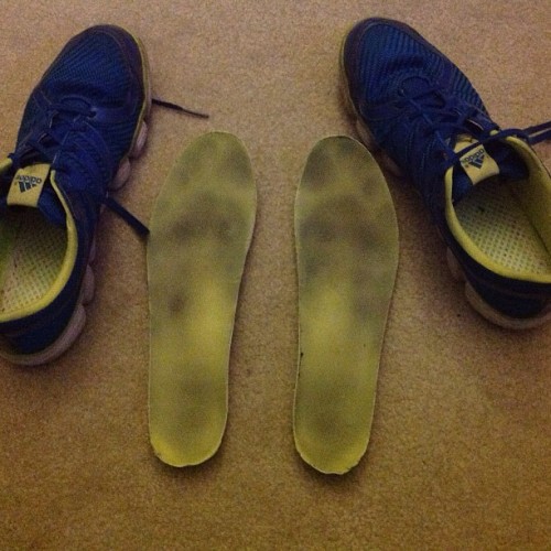viewfrombelowyourfeet: My dirty gym shoes