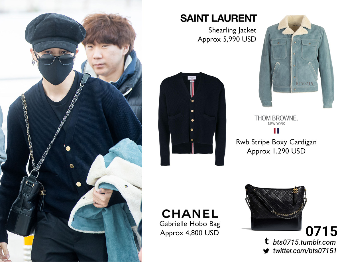 TJP on X: Jimin's famous Chanel “Gabrielle Hobo Handbag” sports new  gorgeous additions! Our master of accessorizing just knows all the right  pieces to pick! HAVE A SAFE FLIGHT JIMIN  /