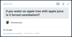 tabby-asphodel:  jazzie560:  gallifrey-feels:  mellieforyellie:  scarvenrot:  mooneymannyinthesky:  yukitalia:  8oo:  youregoingtolovemynuts:  dysphorism:  I am still thinking about this  Actually, the fruit of a tree is technically a reproductive organ,