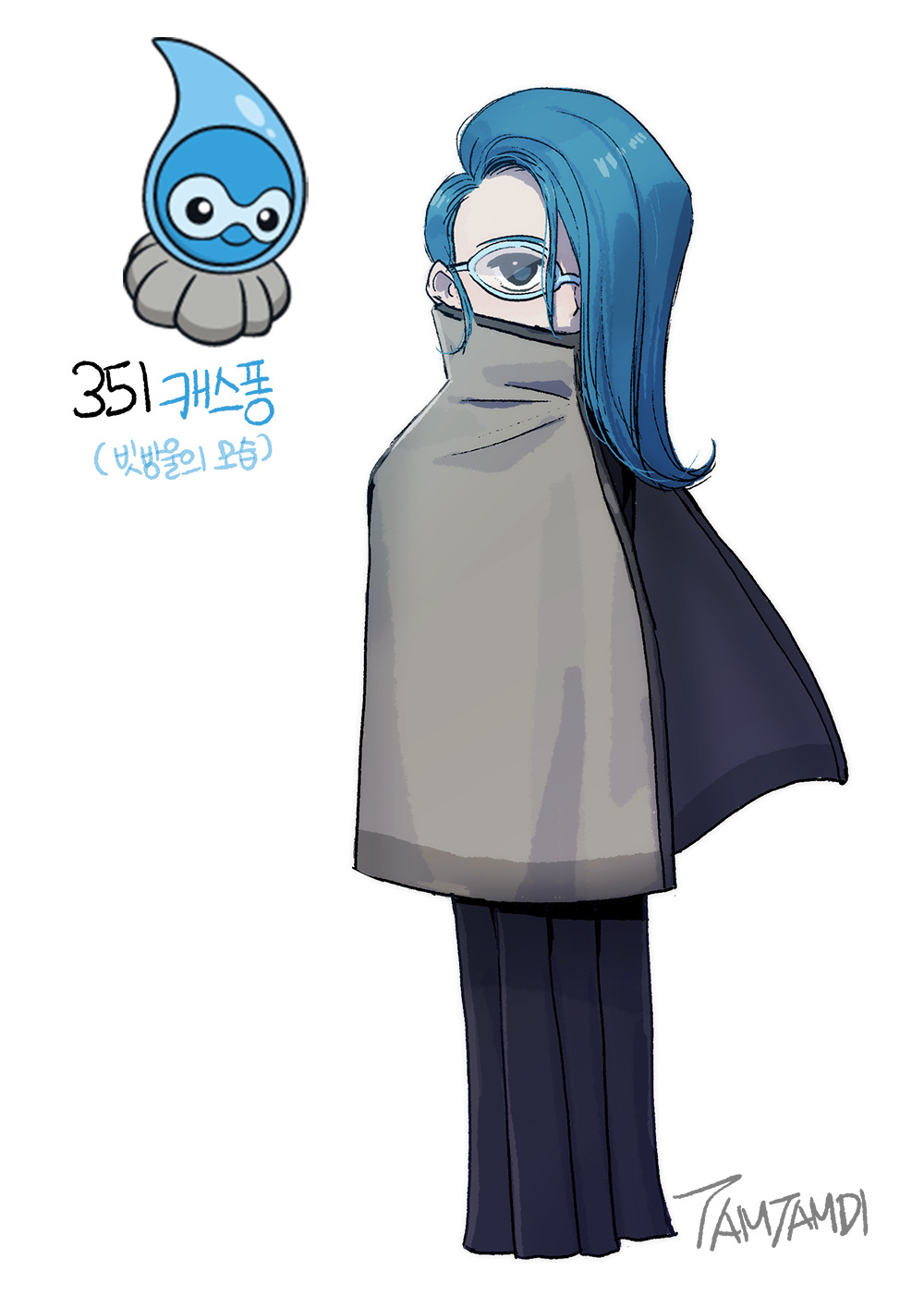 My Doodle Box Pokemon Gijinka 351 Castform Instagram