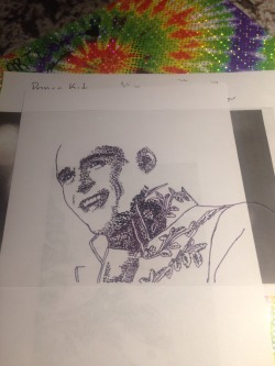 So, I’ve decided to stipple Prince