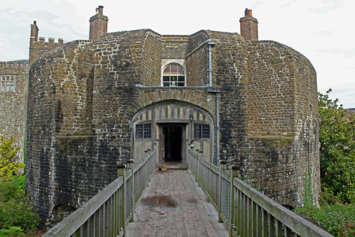 A glimpse of Walmer Castle, Kent, England.