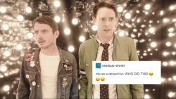 potentialrobot:dirk gently + text posts!! this has been done a thousand times before but hopefully not with these specific posts