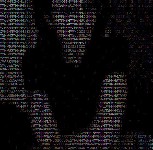 pixelatedlovesongs:  cunninglinguistic:  Absolutely stunning!  I have Ascii-fied the gallery of P I X E L A T E D love songs, who is smoking hot (often literally)!  You can take a hit of her original photos and gifs to your face by clicking here!  She