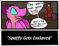 troutdraws:   A preview of an upcoming comic featuring   Strawberry! It’s exactly what you think it is.    