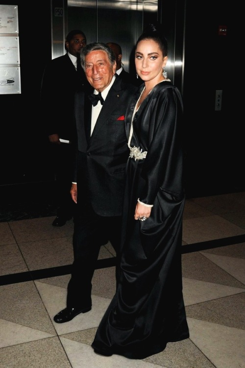 [PHOTO] — Lady Gaga and Tony Bennett attend the «Cheek To Cheek: LIVE!» at Lincoln Center, New York,