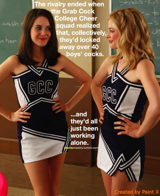 The rivalry ended when the Grab Cock College Cheer squad realized that, collectively,
