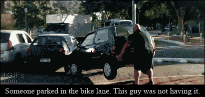 4gifs:  And he rode off, to fight other cycling-related wrongs. [video]