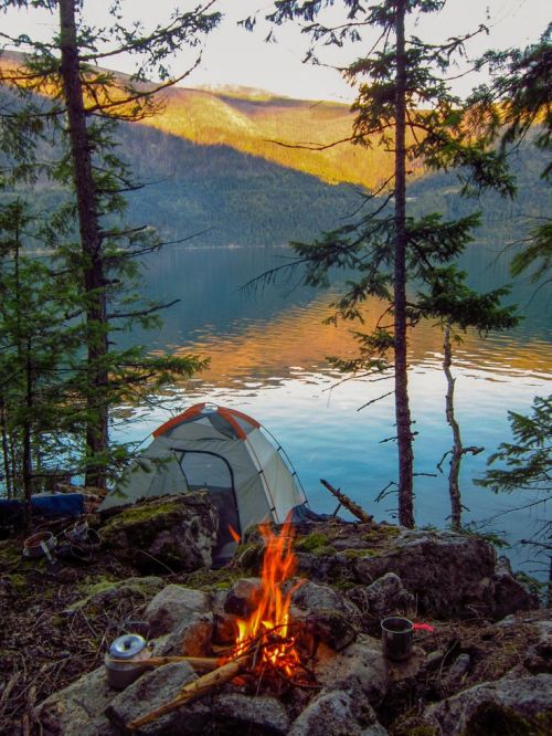 tent camping