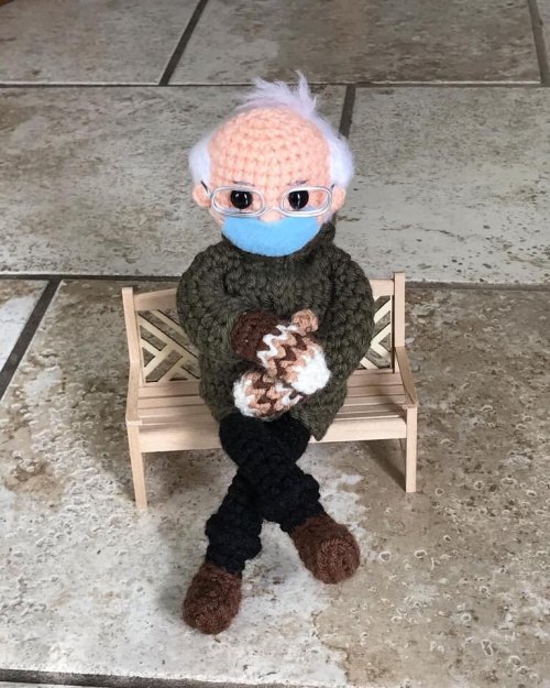 Crochet Bernie 