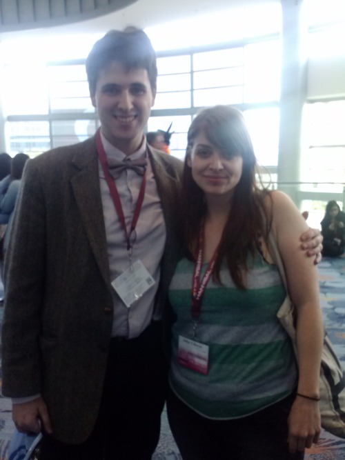 p0wersurg3: Pictures of myself in 11th Doctor cosplay at Wondercon with various celebrities ad fello