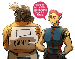 phailetdoesart:  Anti-Omnic club meeting