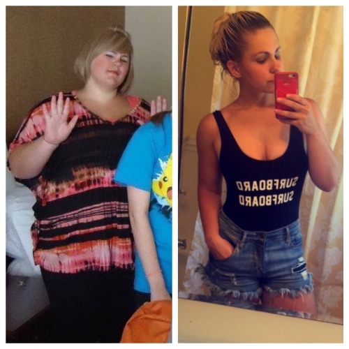 hustlingforhealth:  Been feeling heavier than I would like lately but after putting these photos side by side I feel so proud of how far I’ve come 
