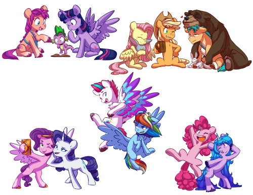dashedappuls: doodlemark:G4 and G5 interactions I knew it!I knew Hitch was a fusion between Flutters