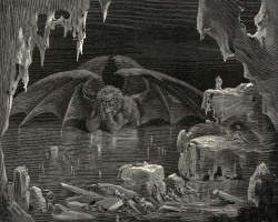 artmagnifique:  GUSTAVE DORÉ. Satan (Dante’s