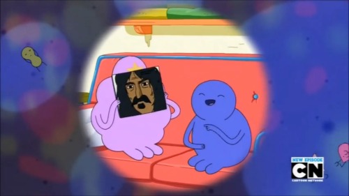 Frank Zappa made a guest appearance on Adventure Time last night.