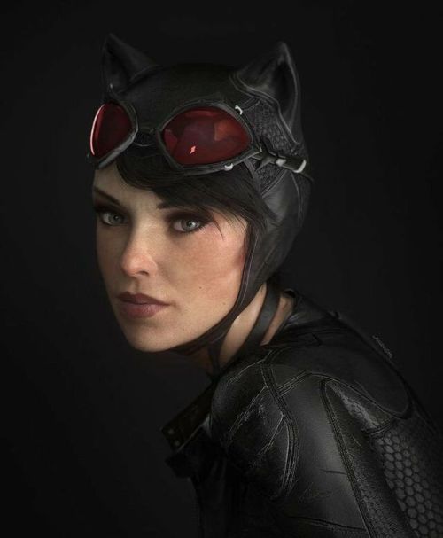 Portrait of Catwoman from Batman arkham knight 