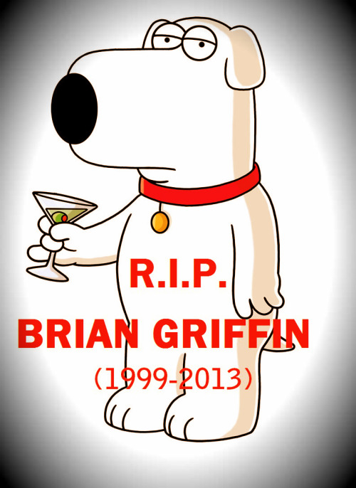 Only brains. Брайан Гриффин.