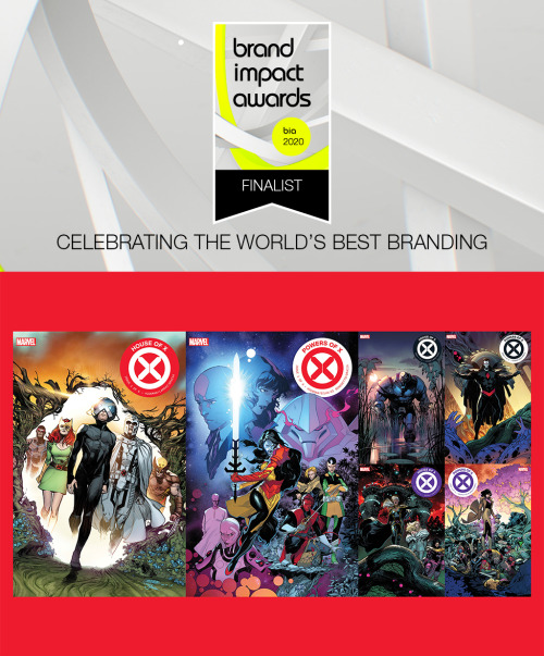 Amazing to see the X-Men rebrand shortlisted in the Publishing category at this year’s Brand I