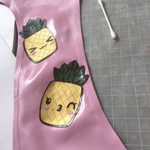 More #pineapple #cuteness for our favorite unicorn! #cutenessoverload #emoji #kawaii #kinkengineerin