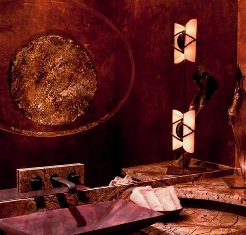 Phoenix Powder Room BathroomEclectic Bathroom Image