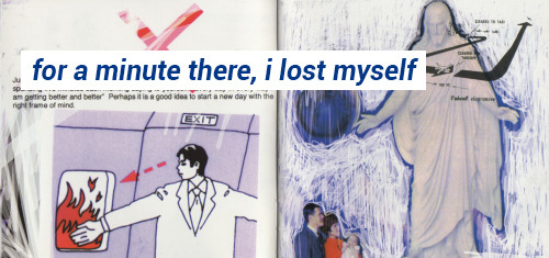that-red-deer:Radiohead favorite lines part. 1[Pablo Honey- I can’t][The Bends- Just][OK Computer- K