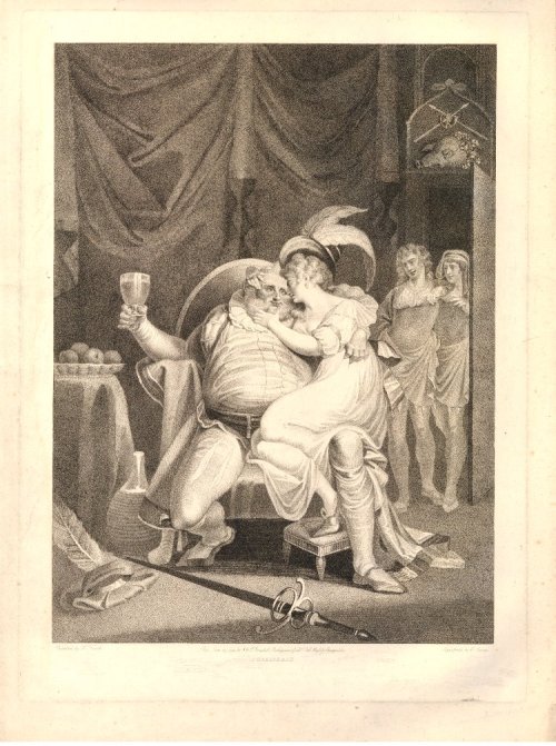 Second Part of King Henry the Fourth, Act II, Scene IV. Engraving by Josiah Boydell, after a paintin