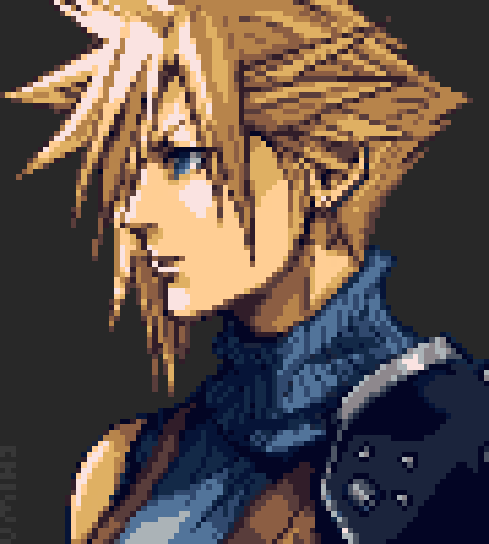 chiwadesu: [Pixel Art] Final Fantasy VII ...