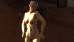 nudekittyn:  Dipping my toe into sfm.