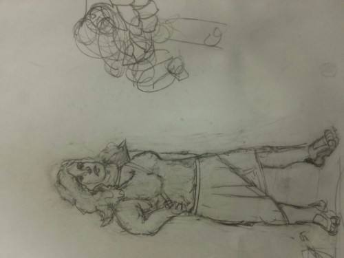 Topaz Sketches, Also Human Person Still Brainstorming.