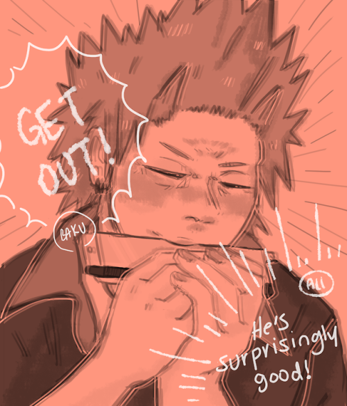 sonamiri:  Kirishima tries to join a band.Screw it, I’m posting it here as well!Bnha inktober 2018! Best (Good) Boy - Kirishima!Archive of every fandom comic done!Reblog if you can~