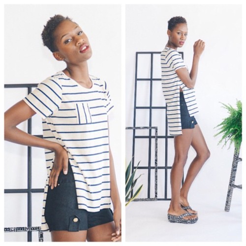 Cute and simple striped summer top by @sarabergmanapparel #clothing #style #fashion #summer #hot #st