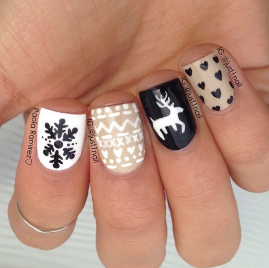 nailpornography:  Sweater Pattern NOTW inspiration! 