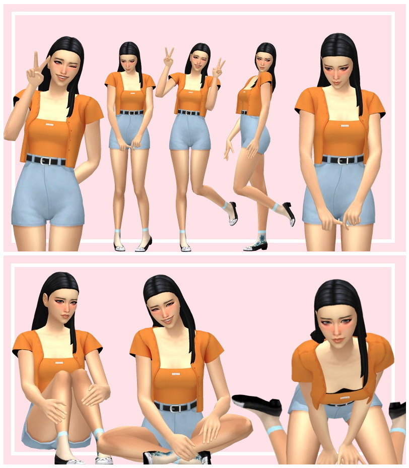 Maxis Match CC World — pusheensims: ♡ Sims 4 Gallery Pose Pack Sugar...