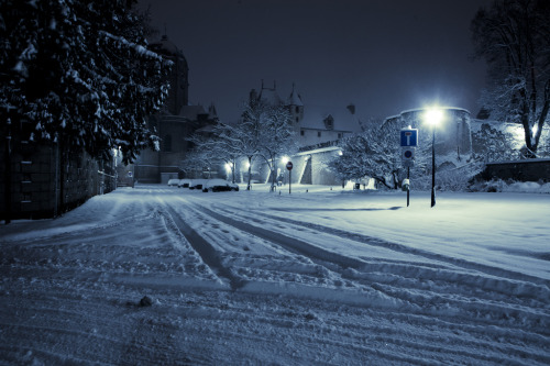 Porn photo  { snowy nights in France } 